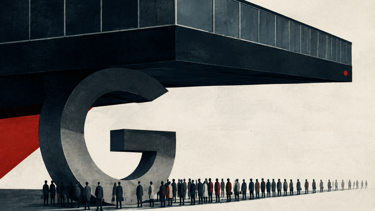 Google product or headquarters — Newsr illustration