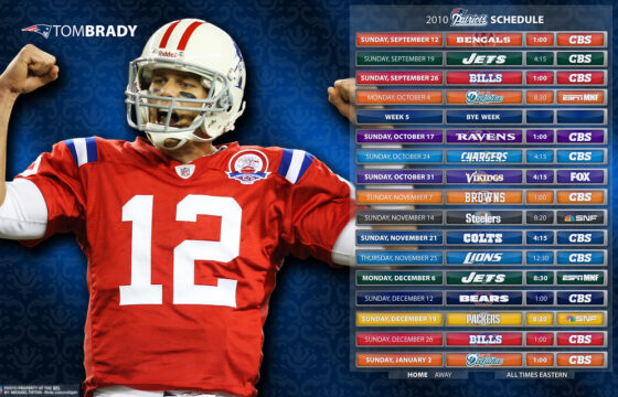 2010 New England Patriots Schedule
