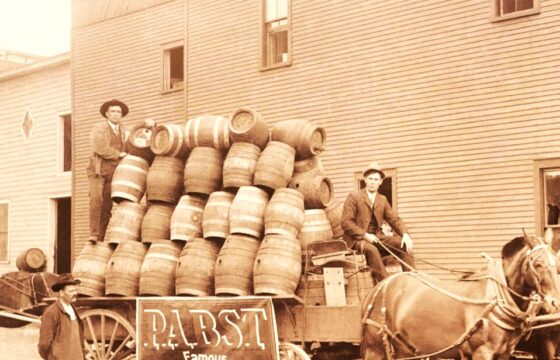 Saranac Lake - PABST Beer Delivery Wagon