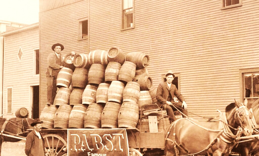 Saranac Lake - PABST Beer Delivery Wagon