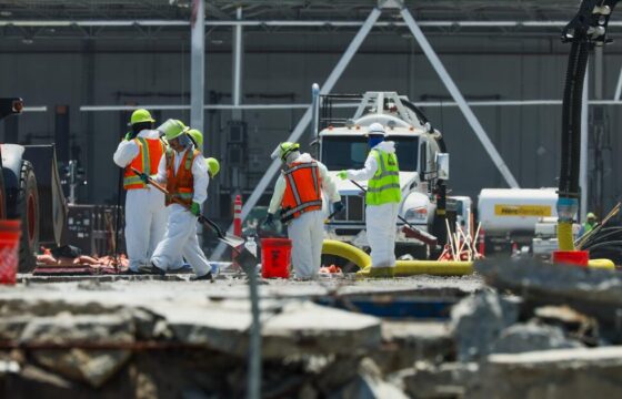 Workers at the Boyle Heights site connected to the Lineage cleanup