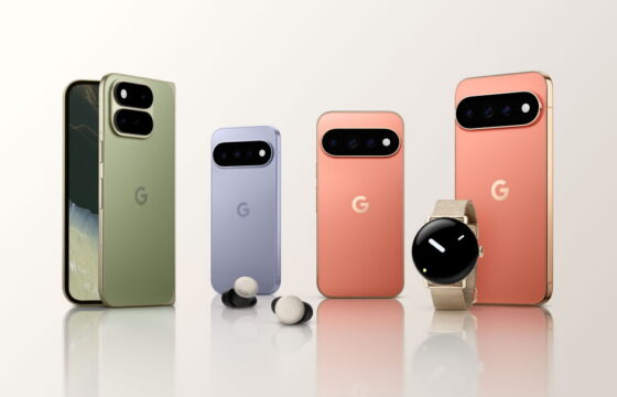 Google Pixel 11 phones displayed at the Made by Google launch